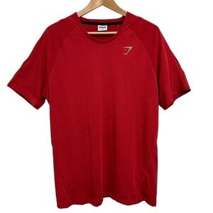 GYMSHARK Men’s Short Sleeve TShirt Red Size XXL NEW WITHOUT TAGS